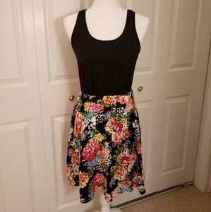 Xhilaration Dresses - Xhilaration Black and Floral Dress Xhilaration Dresses - Xhilaration Black and Floral Dress